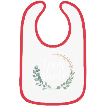 Discover Team Bride Bridesmaid Eucalyptus Wedding Bibs
