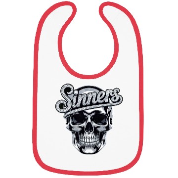 Discover Chrome Skull Sinners Diamond Bling Bibs
