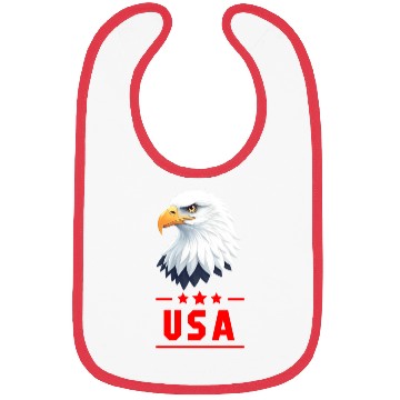 Discover Majestic Eagle USA Emblem Bibs