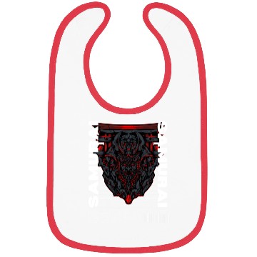 Discover Futuristic Demonic Warrior Mask Bibs