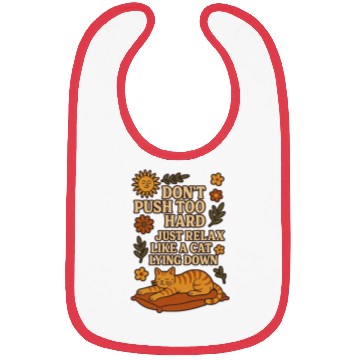 Discover Relaxing Cat Nap Inspirational Design Bibs