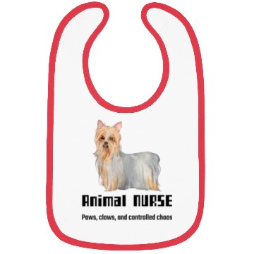 Discover Elegant Yorkshire Terrier Illustration Bibs