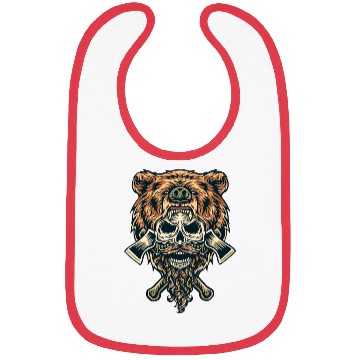 Discover Lumberjack Skull & Bear Bibs