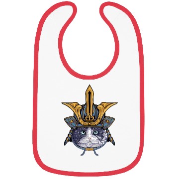 Discover Samurai Cat Warrior Bibs