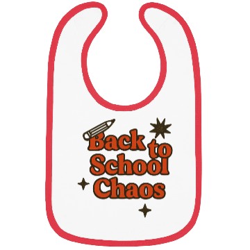 Discover Back to School Chaos Graphic Design Bibs