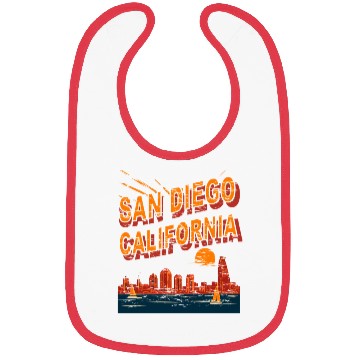 Discover San Diego Skyline, California Bibs