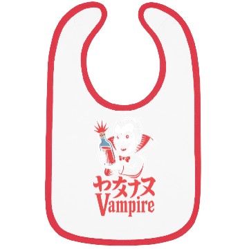 Discover Vampire Cartoon Character with Potion Bibs
