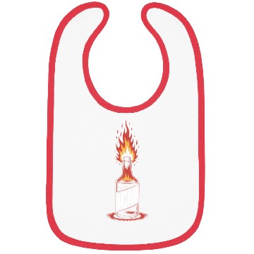 Discover Fiery ACAB Bottle Illustration Bibs