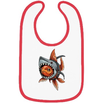 Discover Fierce Fish Shark Hybrid Art Bibs