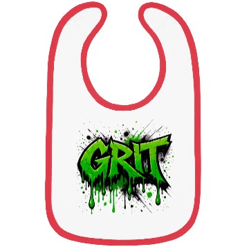 Discover Grit – Bold Green Graffiti Power Bibs