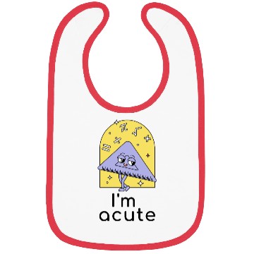 Discover Playful Math Triangle Character Bibs