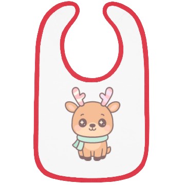 Discover Kawaii Reindeer Cute Christmas Bibs