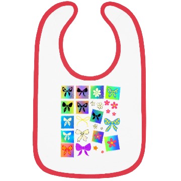 Discover Pastel Aesthetic Stam Y2K Cute Girly Coquette Bow Bibs