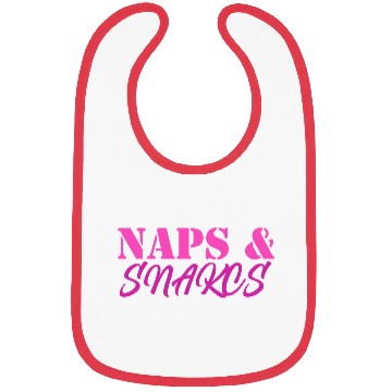 Discover Naps & Snacks Bibs