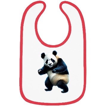 Discover Boxing Panda Bibs
