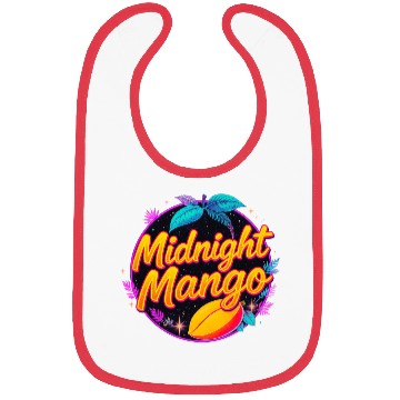 Discover Nighttime Mango Bright Design Bibs