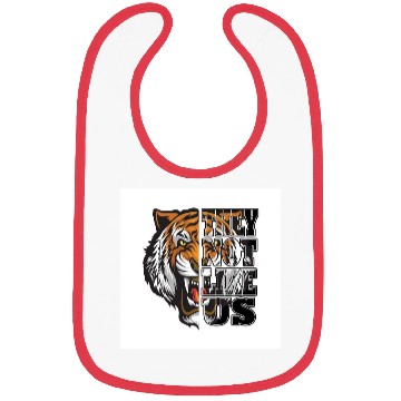 Discover Bold Tiger and Protest Message Design Bibs