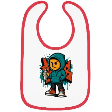 Discover Urban Graffiti Spray Kid Design Bibs