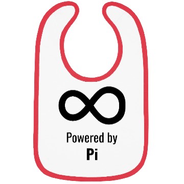 Discover Powered by Pi - Funny Math Bibs