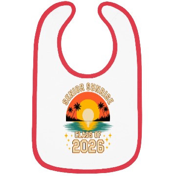 Discover Senior Sunrise 2026 High School Graduation Bibs