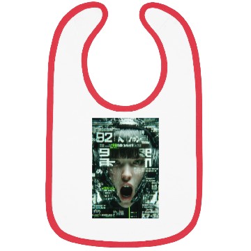 Discover Cyberpunk Digital Scream Bibs