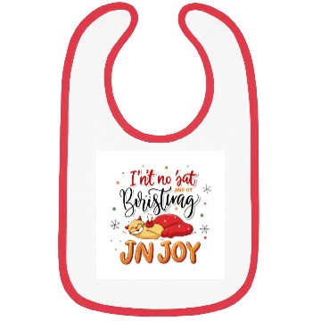 Discover Festive Cat Joy Christmas Design Bibs