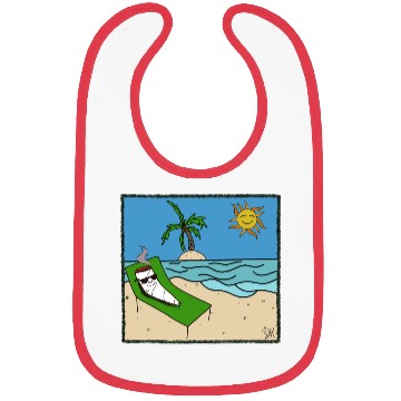 Discover Sun Baked Relaxation Scene Bibs