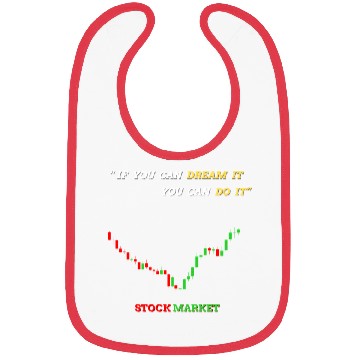 Discover Inspirational Stock Market Growth Quote Bibs