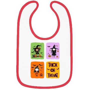 Discover Halloween Trick or Treat Bibs