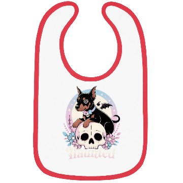 Discover Haunted Doberman Puppy – Spooky Cute Gothic Dog Bibs