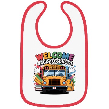 Discover Welcome Back to School School Bus Bibs