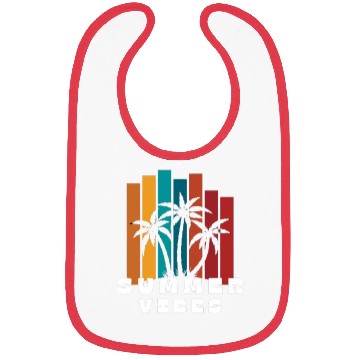 Discover Sunset Palm Summer Vibes Design Bibs