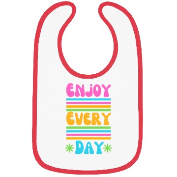Discover Colorful Retro Happiness Design Bibs