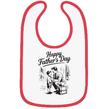 Discover Happy Father’s Day – Stylish Typography Design Bibs