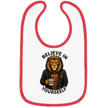 Discover Believe In Yourself: Urban Lion King Bibs