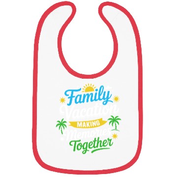 Discover Family Vacation Memories Design Bibs