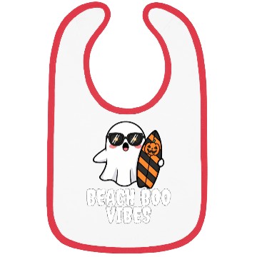 Discover BEACH BOO VIBES - GHOST HALLOWEEN Bibs