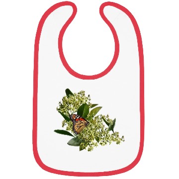 Discover Monarch Butterfly on Euonymus Bibs
