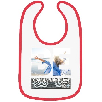 Discover Be Yourself Inspirational Beach Scene Design Bibs