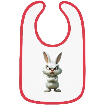 Discover Animated Angry Rabbit Character Design Bibs