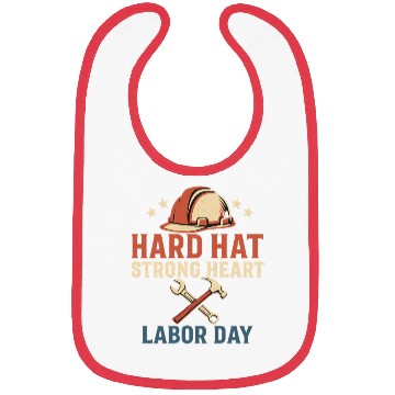 Discover Hard Hat, Strong Heart – Labor day Bibs