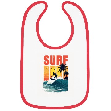 Discover Sunset Surfing Adventure Bibs
