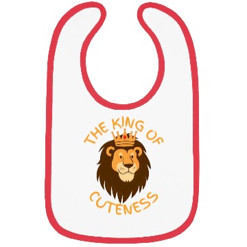 Discover King of Cuteness – Baby & Toddler Lion Crown Bibs