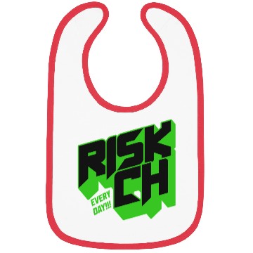 Discover Vibrant RISK IT ALL Graphic Bibs