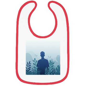 Discover Serene Forest Silhouette Bibs