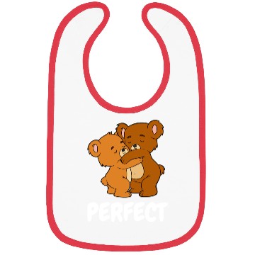 Discover Adorable Hugging Bears Embrace  Bibs