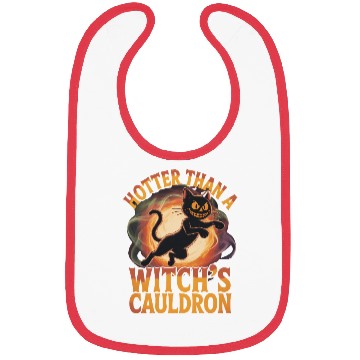 Discover Whimsical Cat Witch Cauldron Bibs