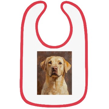 Discover Labrador Pet Portrait Artwork Bibs