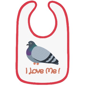 Discover I LOVE ME - Pigeon Bibs