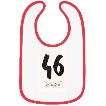 Discover Psalm 46 Minimalist Christian typography poster Bibs